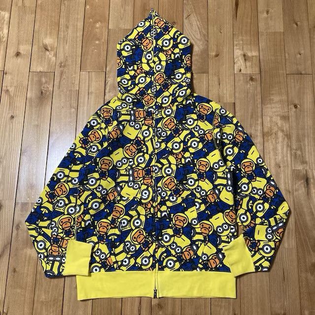 Bape BAPE × MINIONS Milo full zip hoodie a bathing ape Size US L / EU 52-54 / 3 - 1 Thumbnail