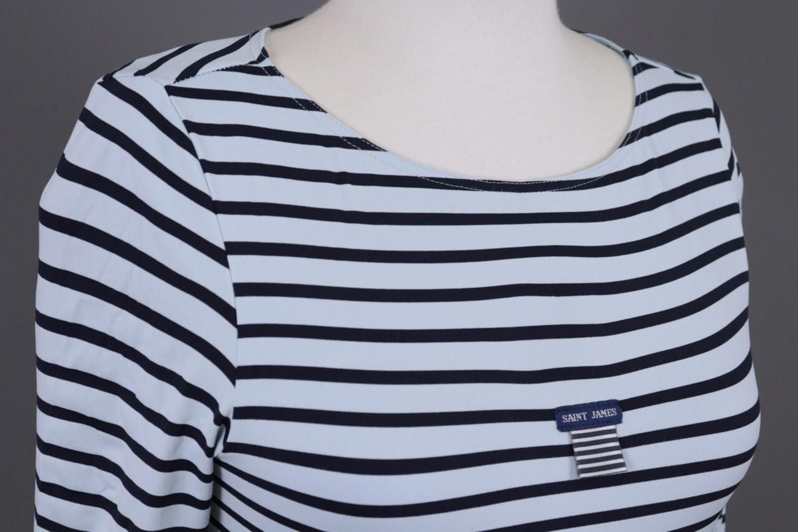 Saint James Saint James Blue Striped Sweater Size USA 6 / GB 10 / XS Size M / US 6-8 / IT 42-44 - 5 Thumbnail
