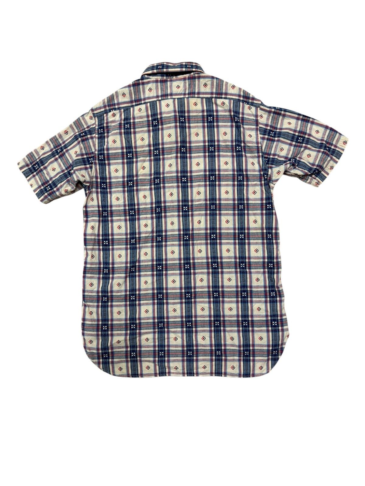 Sugar Cane Vintage Sugar Cane Twill Check Wood Button Up Work Shirt Size US M / EU 48-50 / 2 - 2 Thumbnail