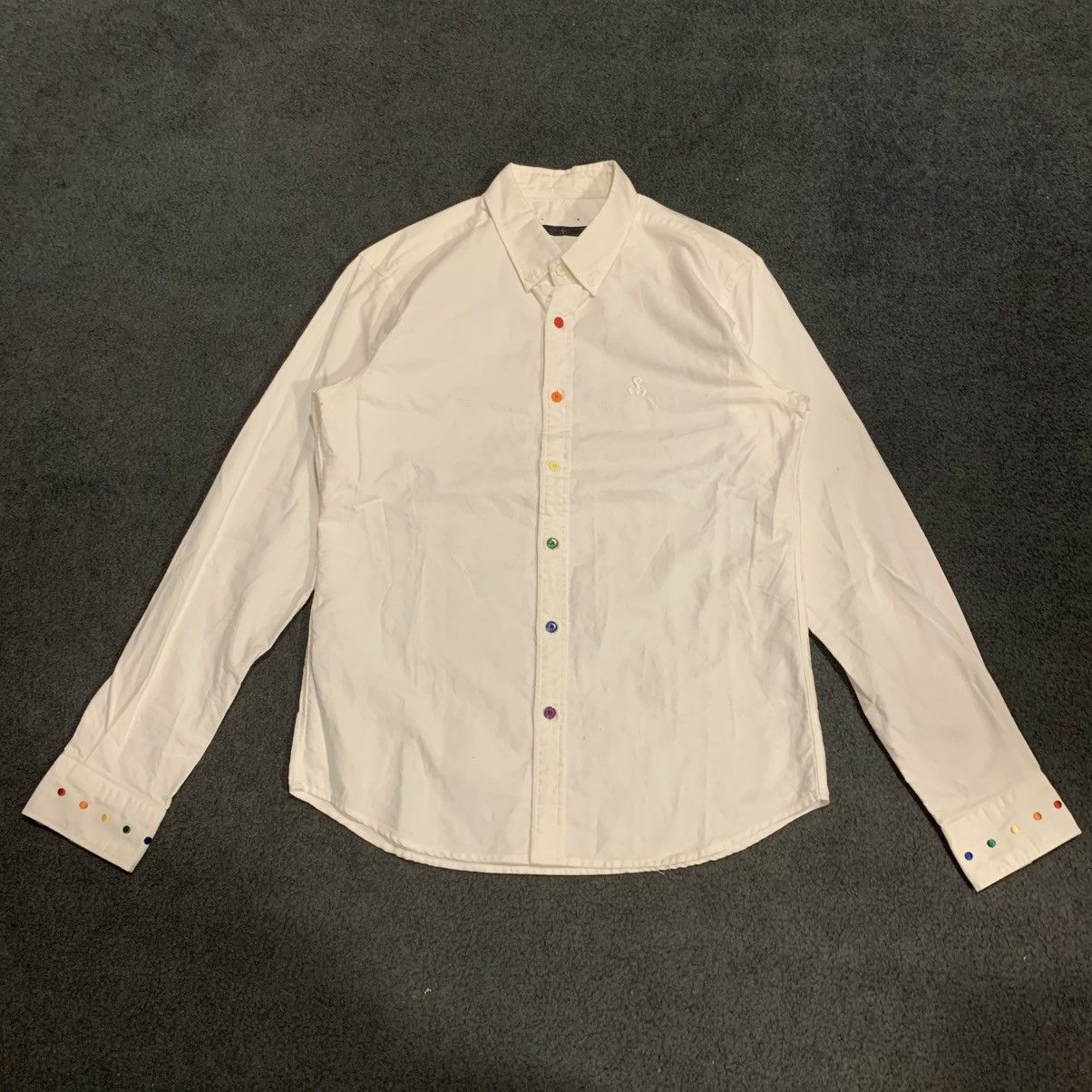 Sophnet. SOPHNET. 2013 MULTI COLOUR DOT BUTTON DOWN OXFORD SHIRT Size US L / EU 52-54 / 3 - 1 Thumbnail
