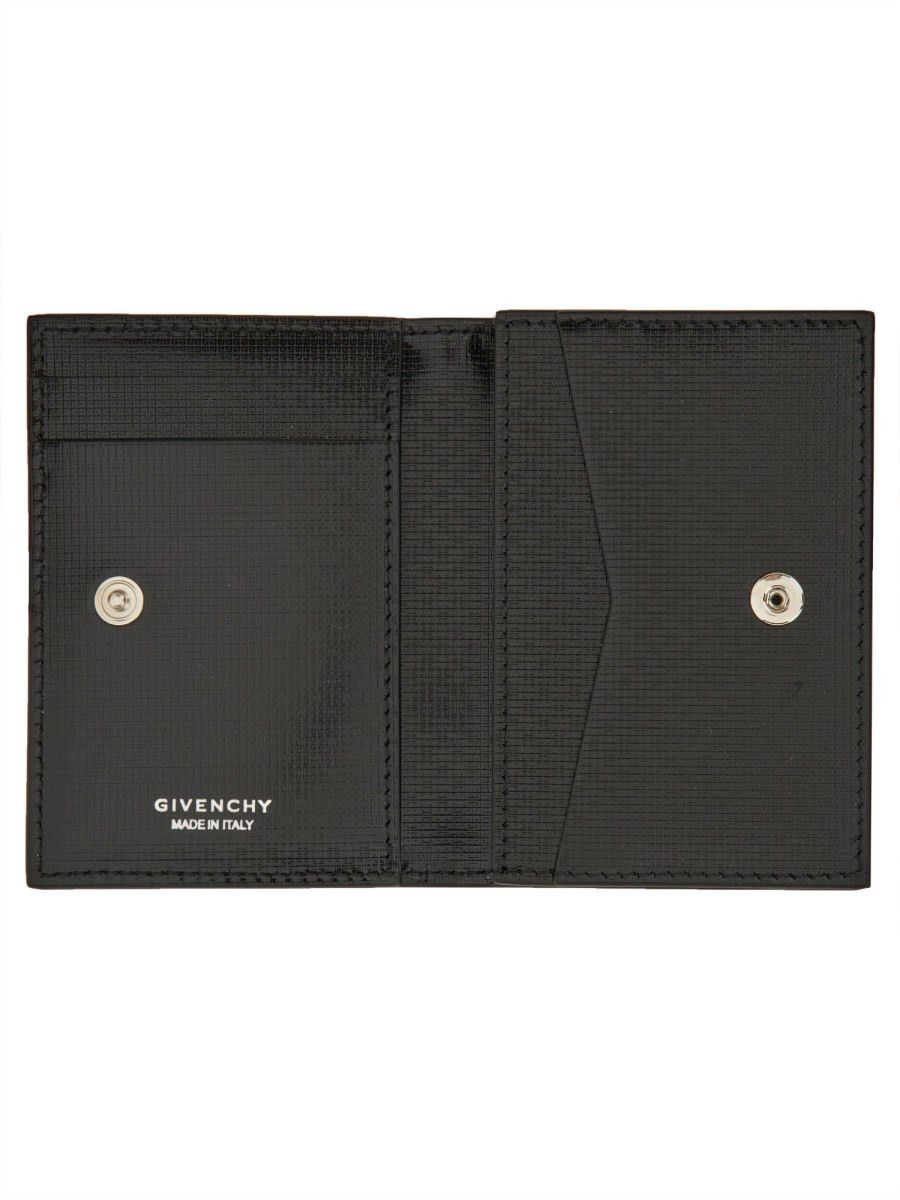 Givenchy o1srvl11e1224 Size: OS/Leather Card Holder in Black Size ONE SIZE - 4 Thumbnail