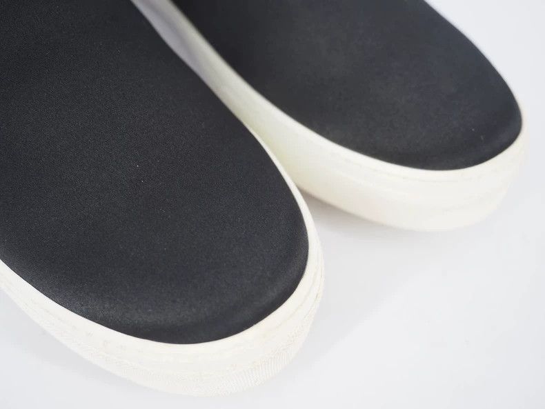 Celine CELINE Black satin slip shoes Size US 7 / EU 40 - 3 Thumbnail