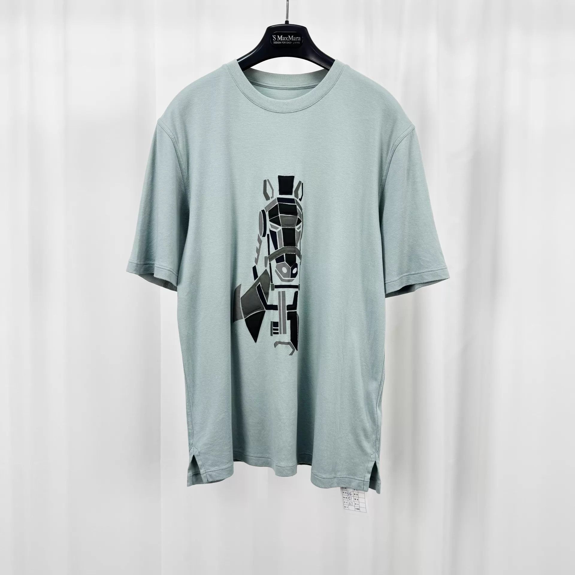 Hermes Hermes Horse Applique Tee M 98 New Tag Missing Size US M / EU 48-50 / 2 - 1 Thumbnail
