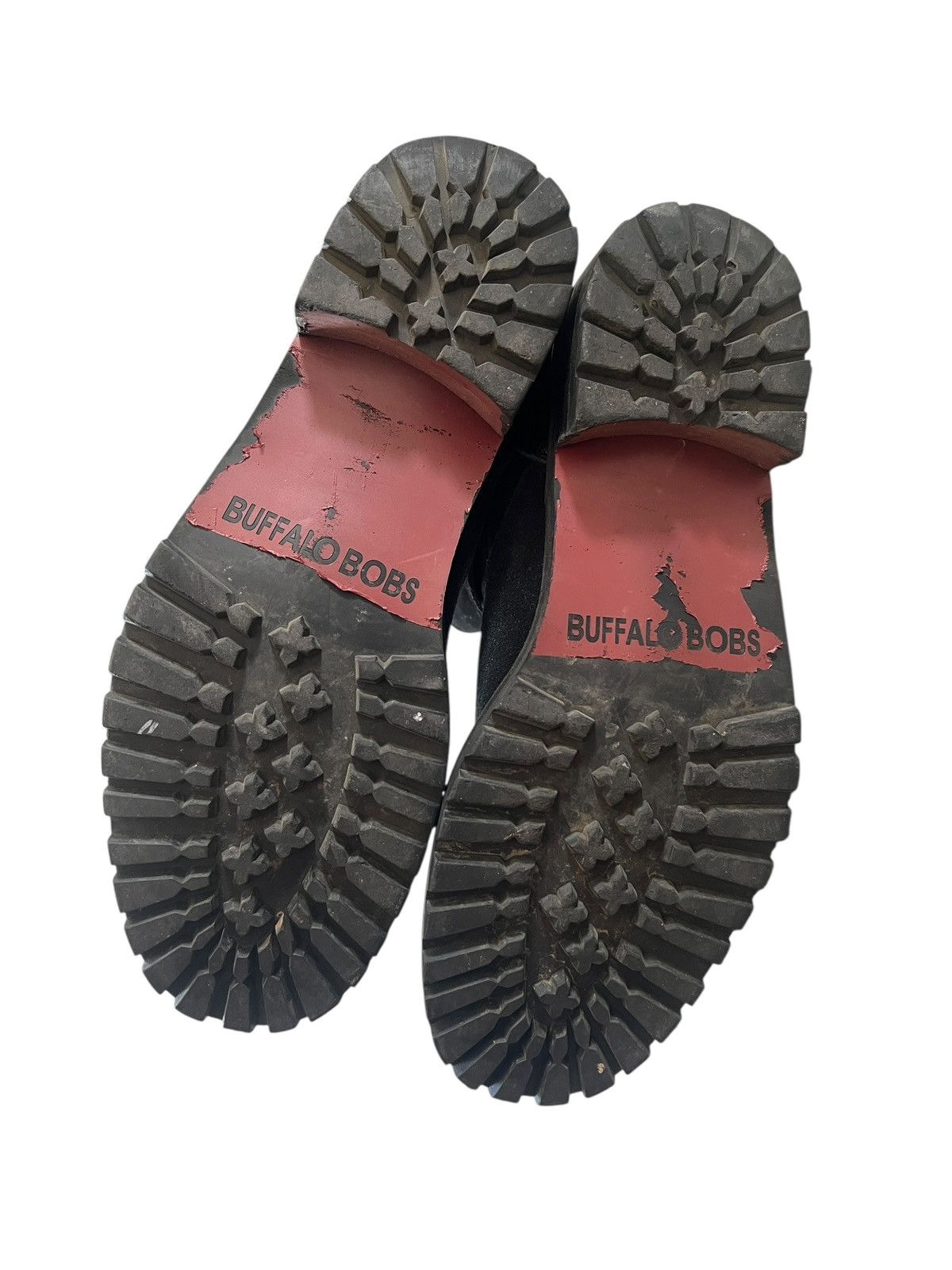 Buffalo Bobs Studded Suede Leather Strap Boots