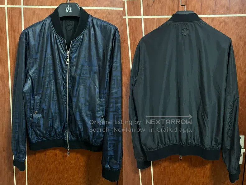 Versace Versace The front and back sides are full of printed jacke Size US L / EU 52-54 / 3 - 1 Thumbnail