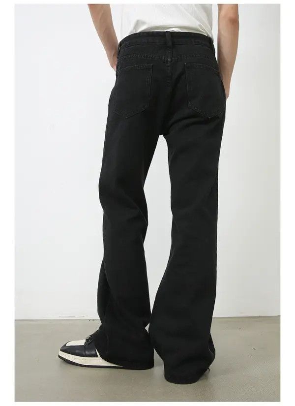 Japanese Brand Rina American high street flared slim straight casual jeans Size US 34 / EU 50 - 7 Thumbnail