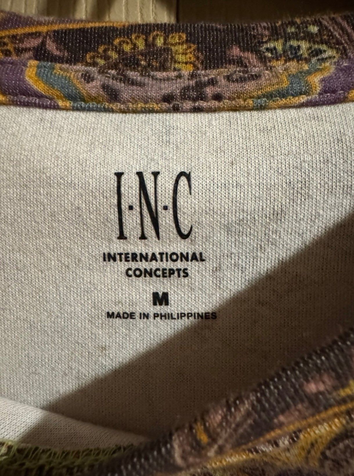 I.N.C INC International Concepts Psychedelic Paisley T-Shirt M Size US M / EU 48-50 / 2 - 3 Thumbnail