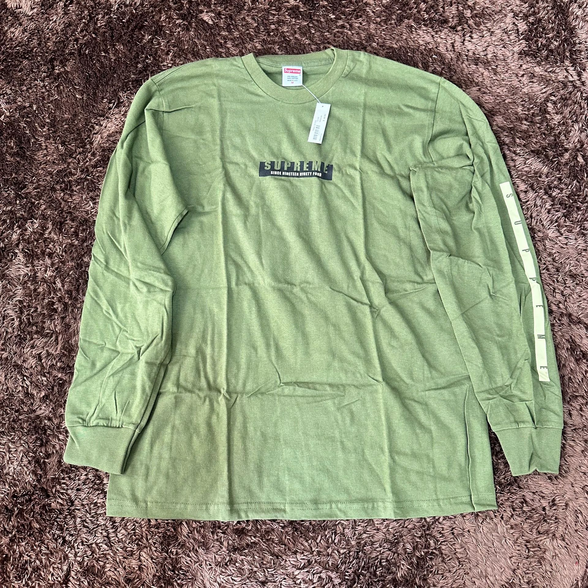 Supreme Supreme Green T-Shirt l Men Size US L / EU 52-54 / 3 - 1 Thumbnail