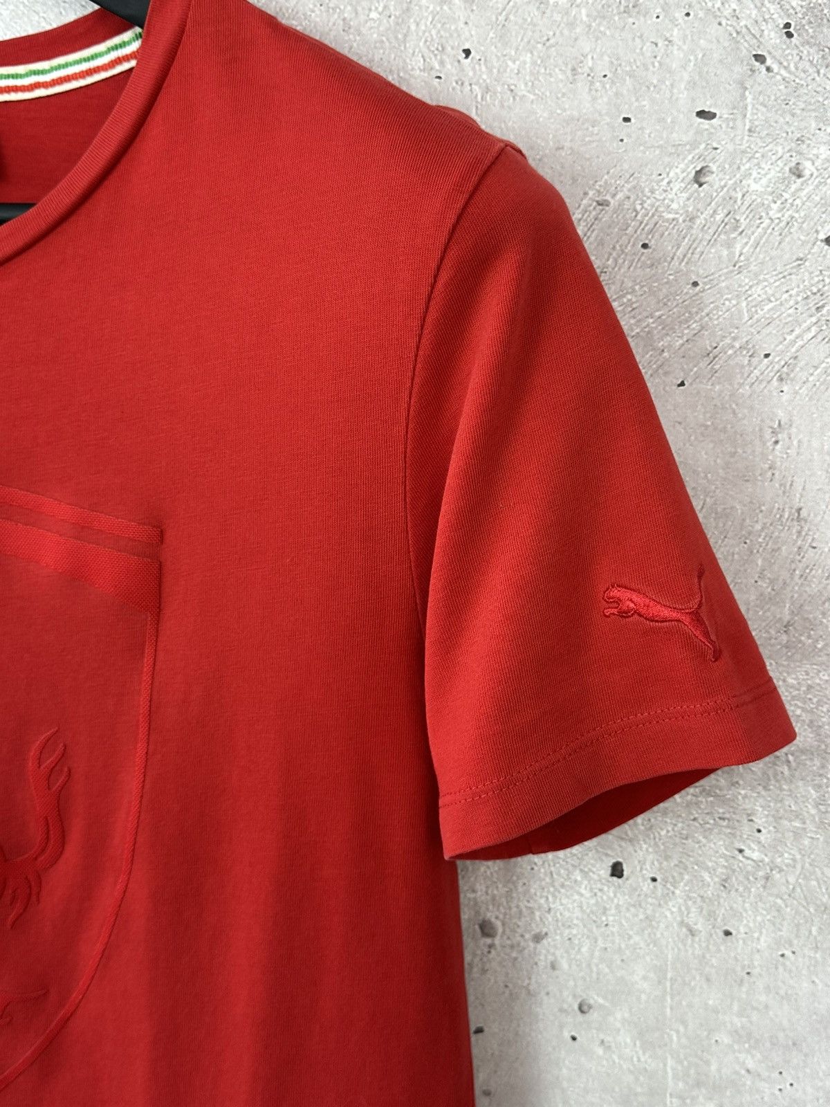 Ferrari × Puma Puma Ferrari Red Short Sleeve Cotton T-shirt Size US S / EU 44-46 / 1 - 5 Thumbnail
