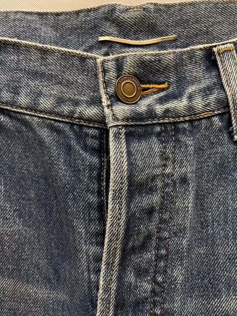 Saint Laurent Paris Saint Laurent Paris Knife cut jeans Size US 30 / EU 46 - 4 Thumbnail