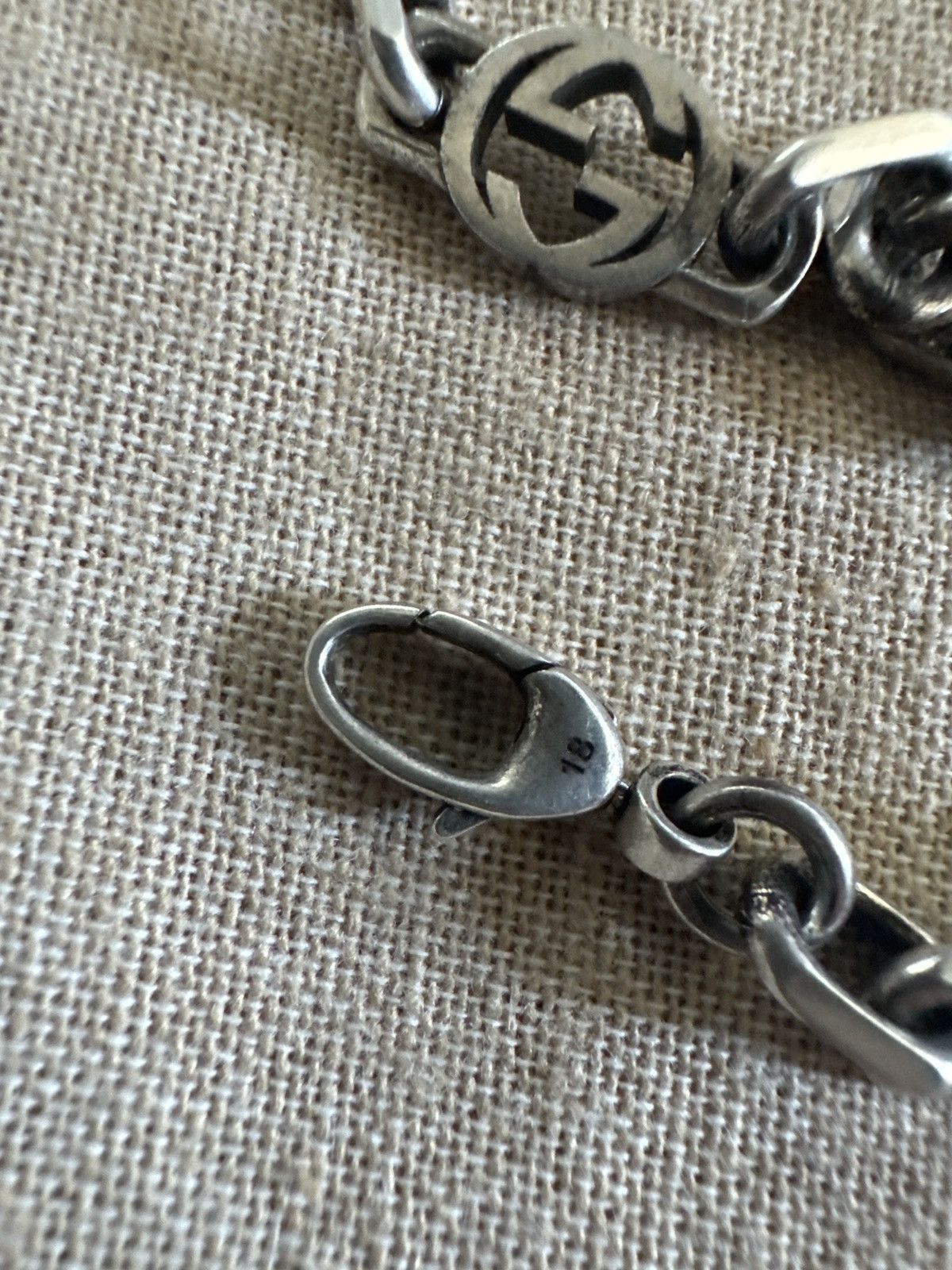 Gucci GUCCI INTERLOCKING CHAIN BRACELET Size ONE SIZE - 4 Thumbnail