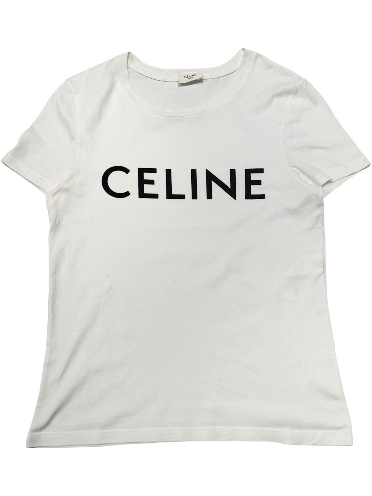 Celine CELINE Logo Short Sleeve T-Shirt Size S Size S / US 4 / IT 40 - 1 Thumbnail