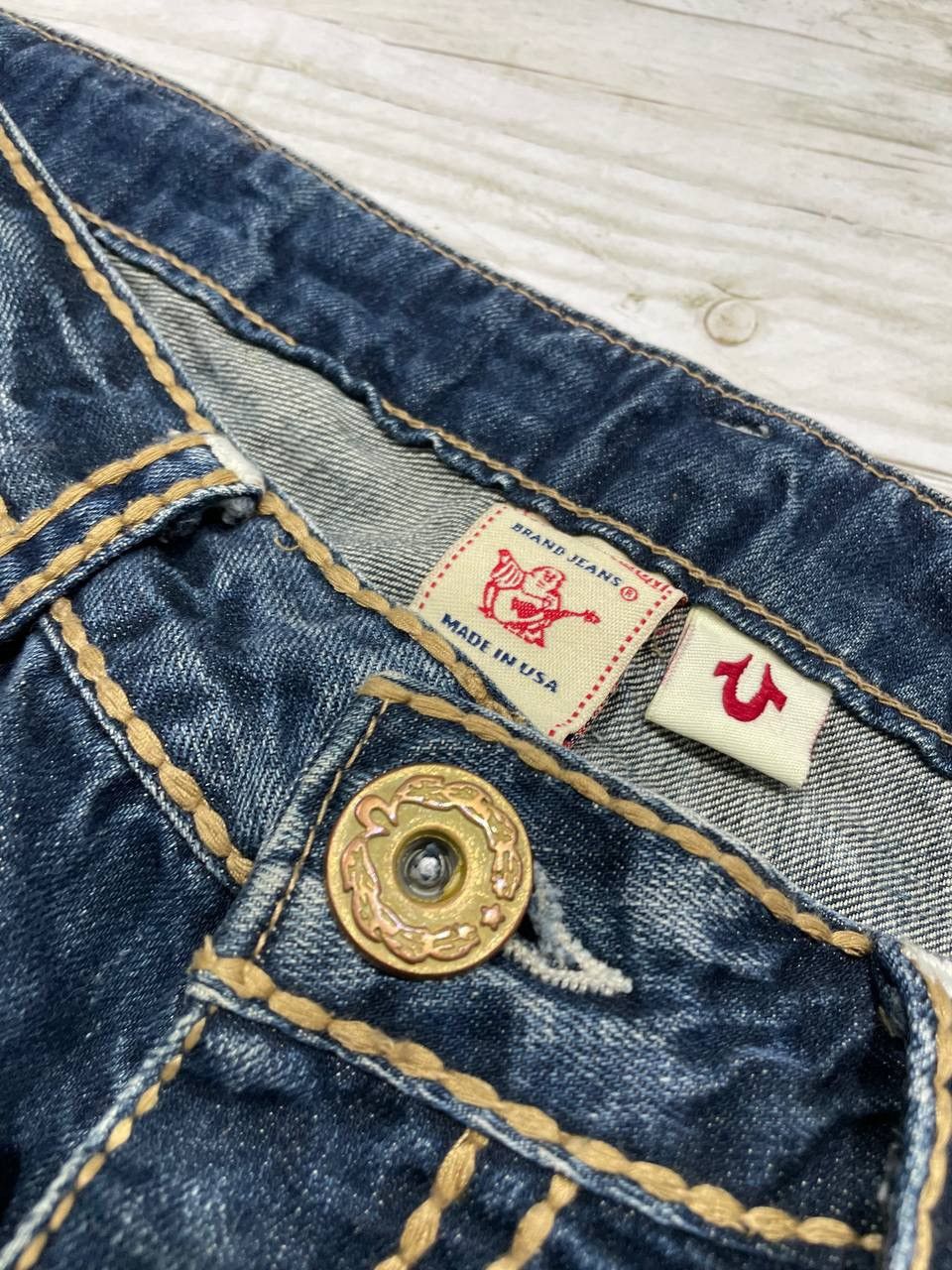 True Religion Vintage True Religion Denim Jeans Y2K Japan Baggy 90s Size US 34 / EU 50 - 7 Thumbnail