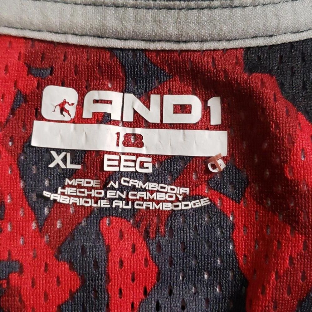 JW Anderson CT692 And1 Sleeveless Red & Black Athletic Women's Top XL Size XL / US 12-14 / IT 48-50 - 3 Thumbnail