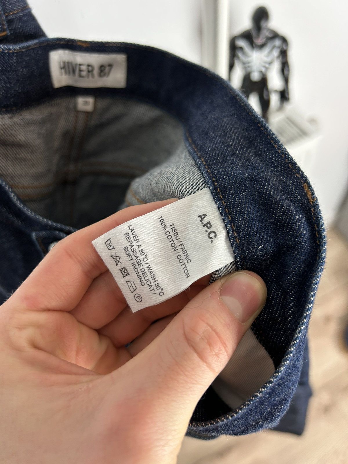 A.P.C. Standard Fit Denim Jeans ‘Hiver 87’ Size US 33 - 13 Thumbnail