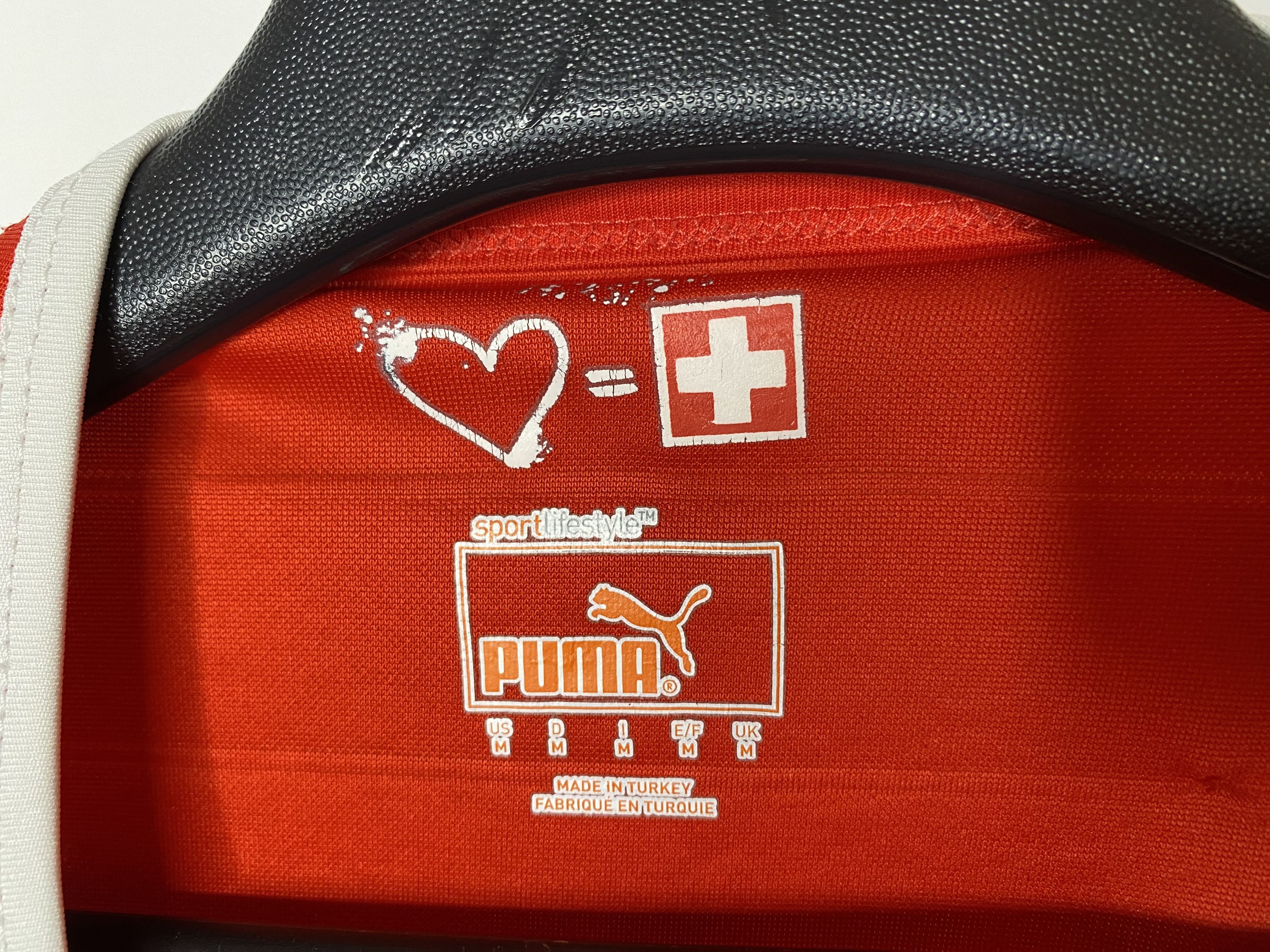 Puma SWITZERLAND TEAM 2011 2012 HOME FOOTBALL SHIRT SOCCER JERSEY Size US M / EU 48-50 / 2 - 6 Thumbnail