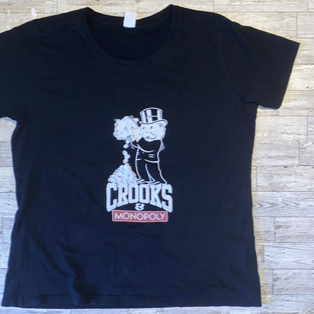 Vintage Vintage, A Unique Creation, Crooks & Monopoly, Casual Tee Size ONE SIZE - 10 Thumbnail