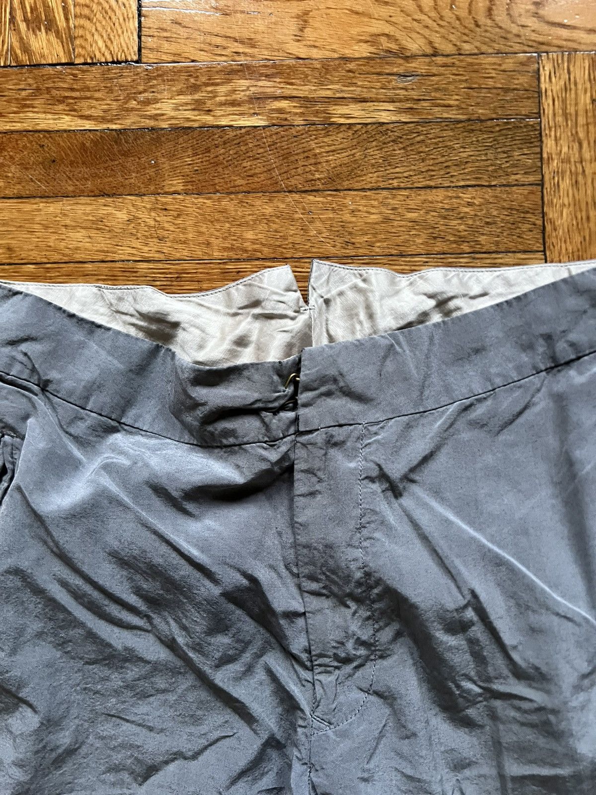 Kiminori Morishita Distressed Raw Hem Side Stripe Trousers Size US 32 / EU 48 - 4 Thumbnail