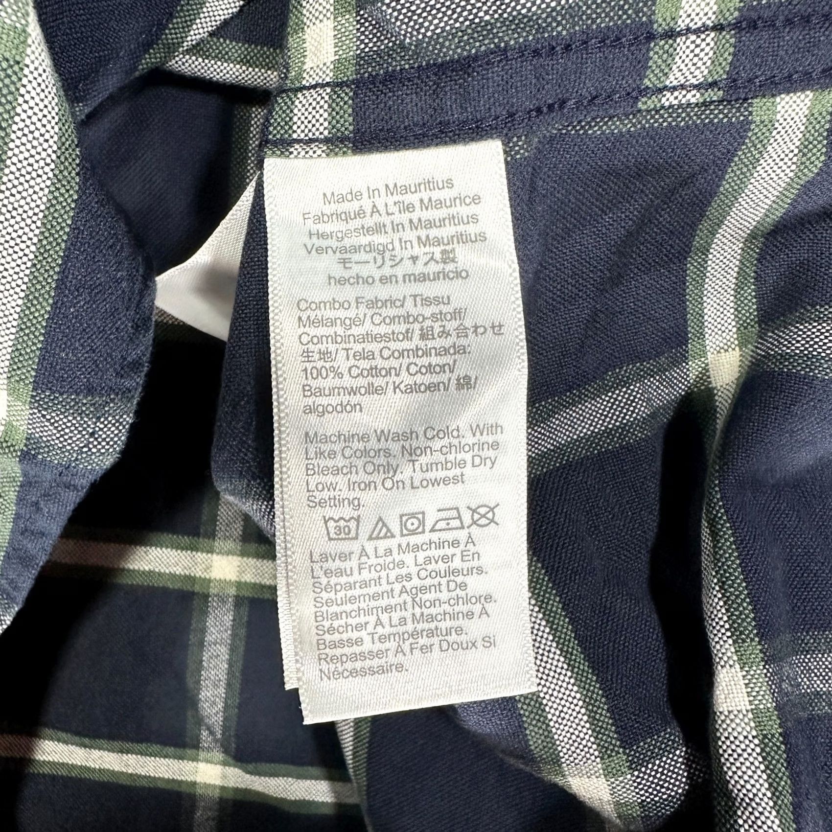J.Crew J.CREW Shirt Mens XXL Slim Flex Oxford Blue White Cotton Plaid Button Down Pocket Casual Workwear Size US XXL / EU 58 / 5 - 6 Thumbnail