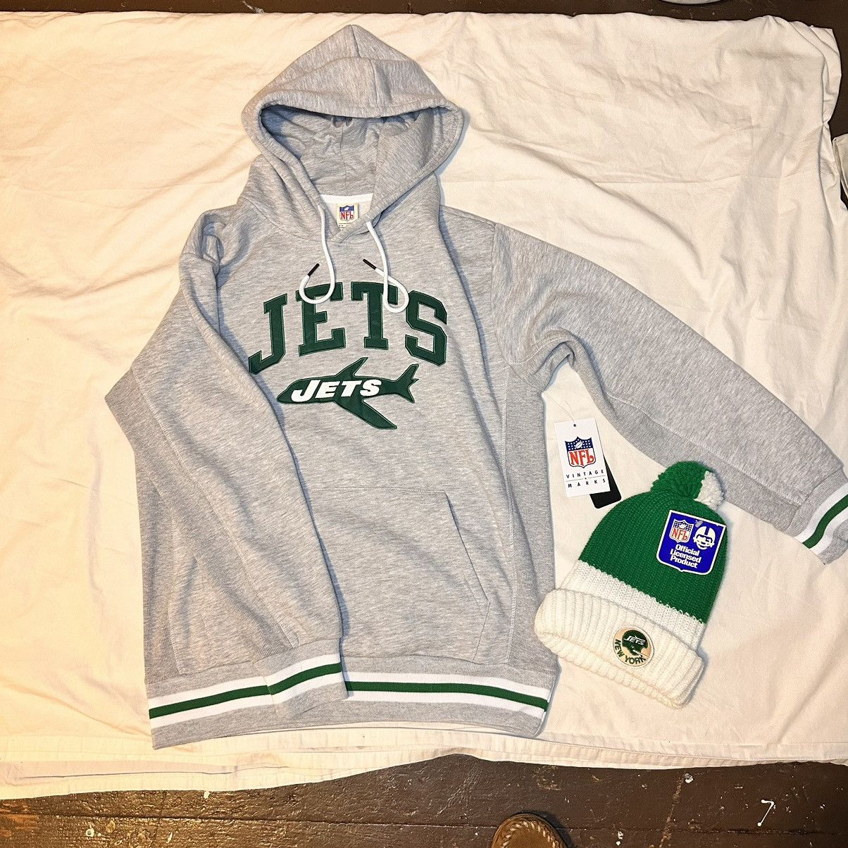 NFL Vintage New York Jets Combo Fit Beanie from 80s and Hoodie L Size US L / EU 52-54 / 3 - 1 Thumbnail