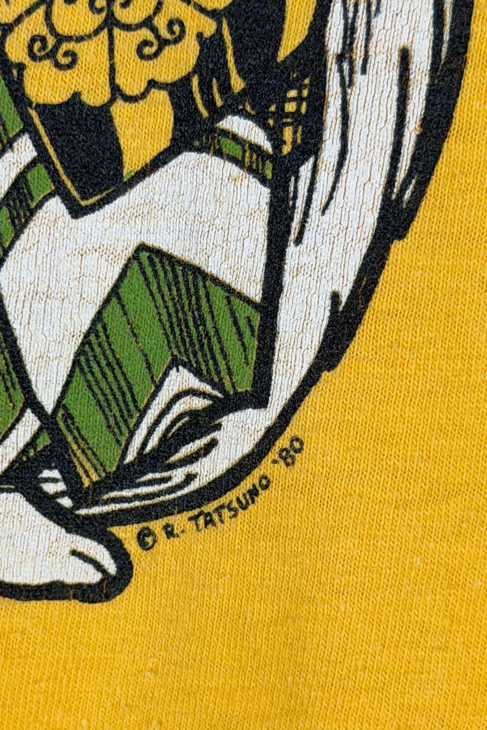 Vintage 1980 R. Tatsuno Kabuki Graphic Tee - Stedman Hi-Cru - USA Size US XL / EU 56 / 4 - 7 Thumbnail