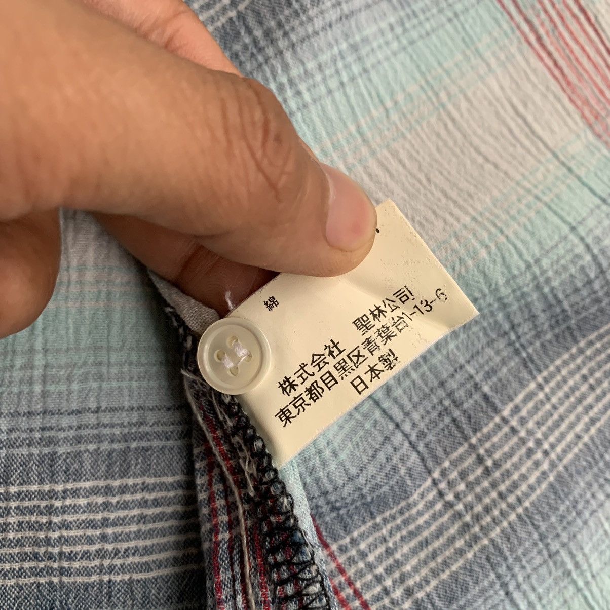 Blue Blue Japan × Japanese Brand Plaid shirt blue blue japan indigo dye Size US S / EU 44-46 / 1 - 5 Thumbnail