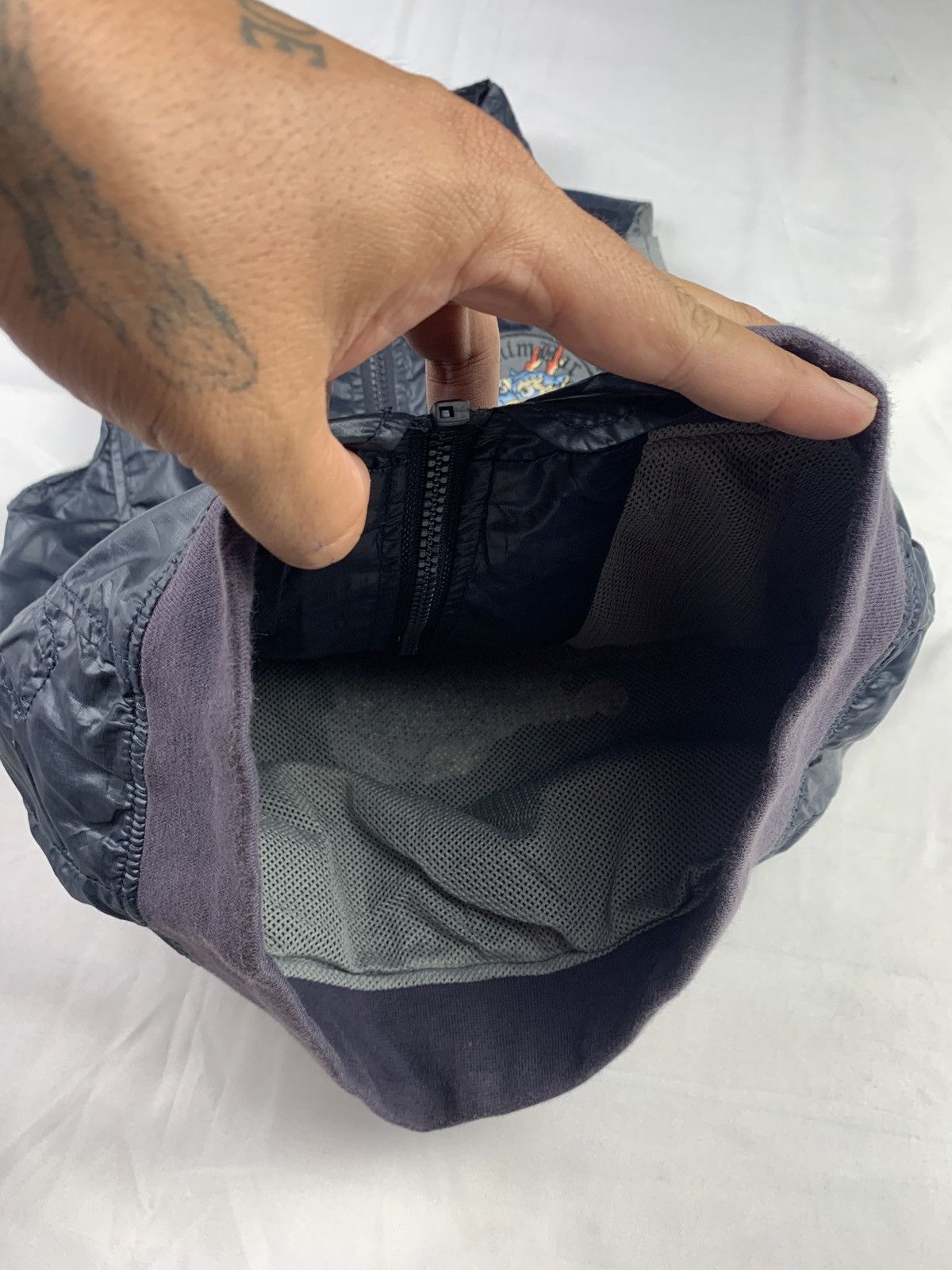 Japanese Brand y2k Denim Bar Black Petite Dragon Embroidered Graphic Vest Size XXS / US 00 / IT 34 - 9 Thumbnail