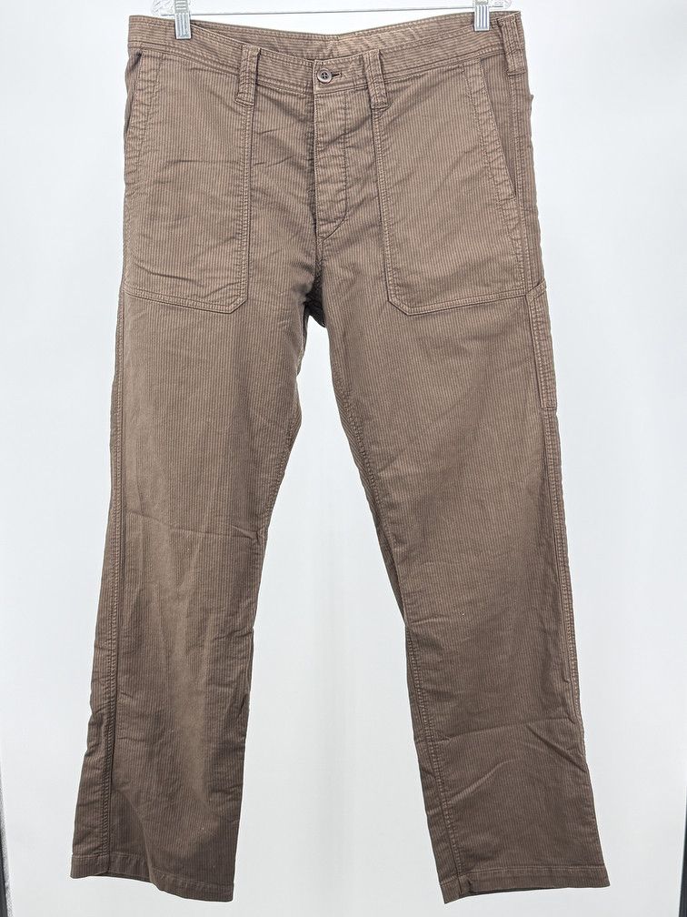 Ts(S) Brown Black Striped Pants Size US 36 / EU 52 - 1 Thumbnail