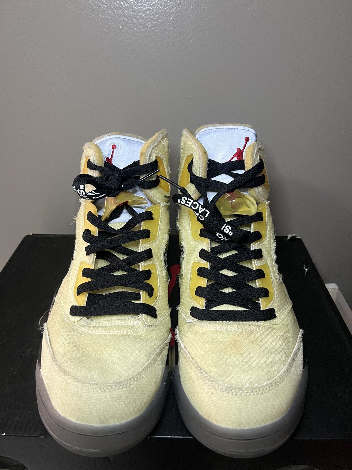 Jordan Brand Jordan 5 SP x Off-White Mid Sail Nike Air MJ Men Size 11.5 Size US 11.5 / EU 44-45 - 1 Thumbnail