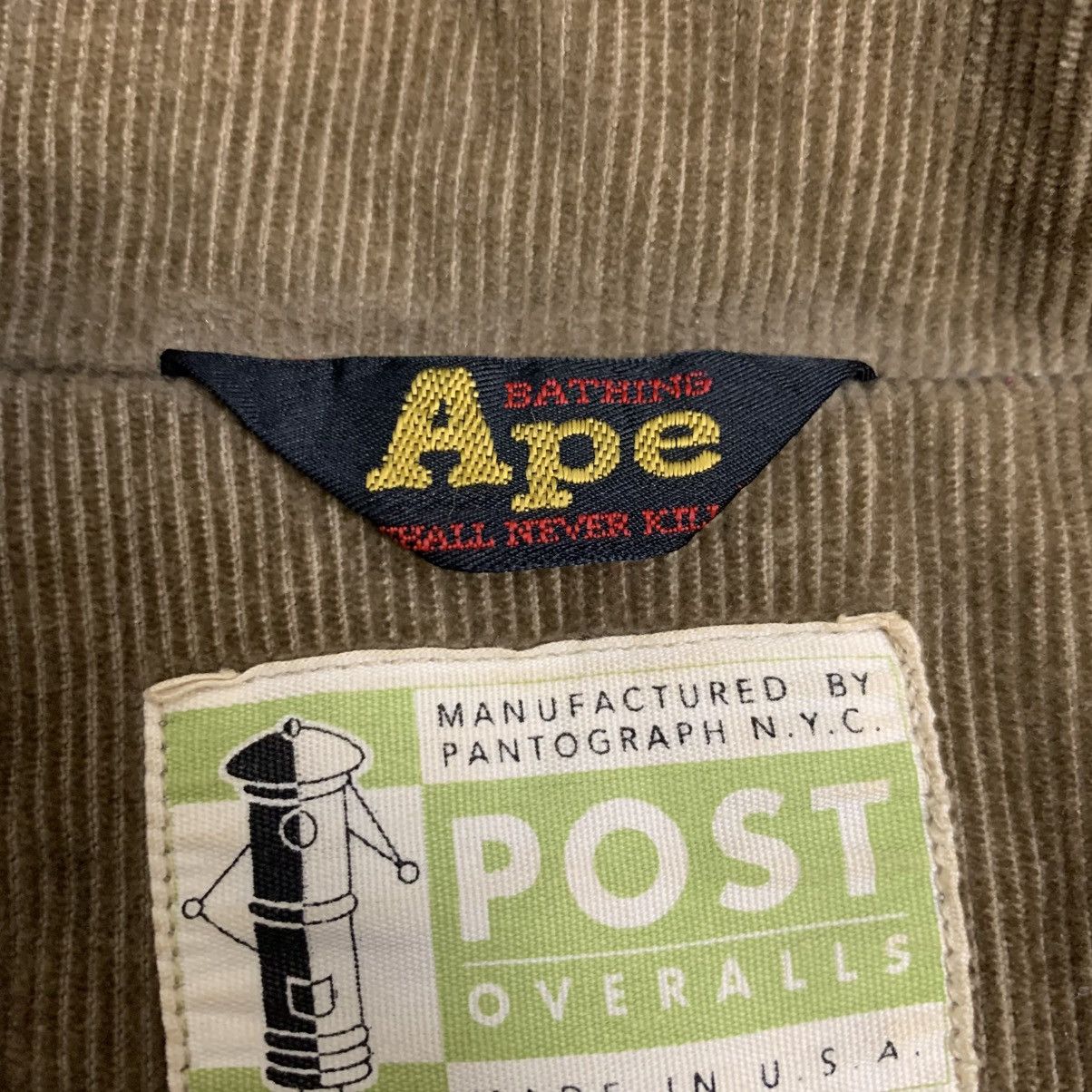 Bape Vintage Bathing Ape Corduroy Jacket Polarfleece Size US XL / EU 56 / 4 - 20 Thumbnail
