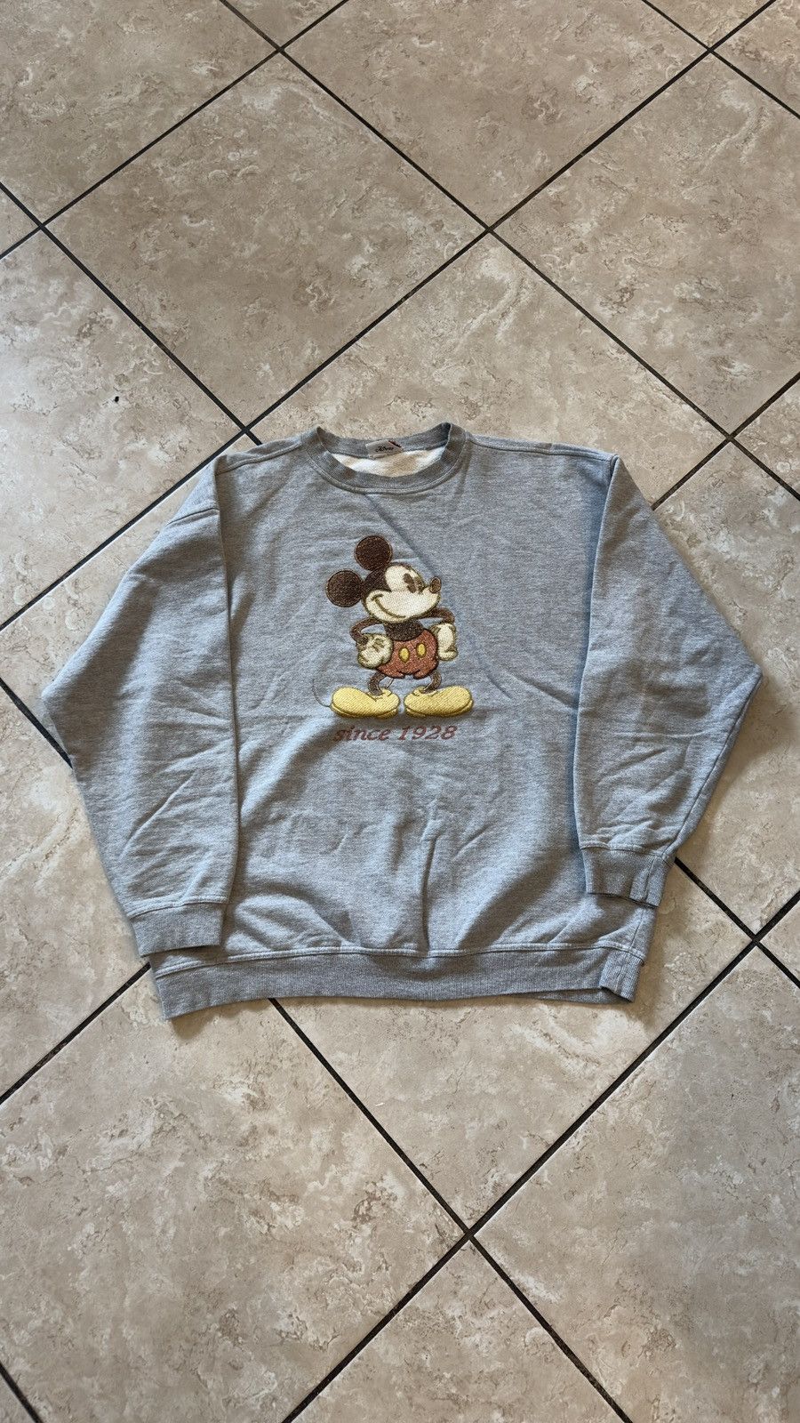 Vintage 90s-2000s Mickey Mouse Puff Print Crewneck
