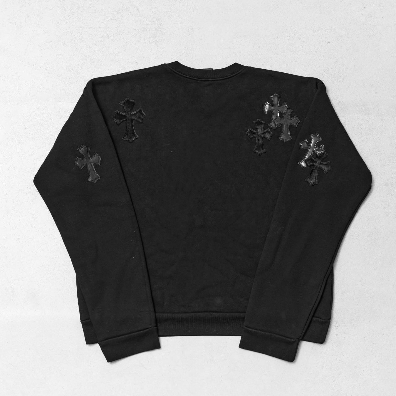 Chrome Hearts CHROME HEARTS PAPER JAM CEMETERY CROSS PATCH BLACK SWEATER Size US M / EU 48-50 / 2 - 2 Thumbnail