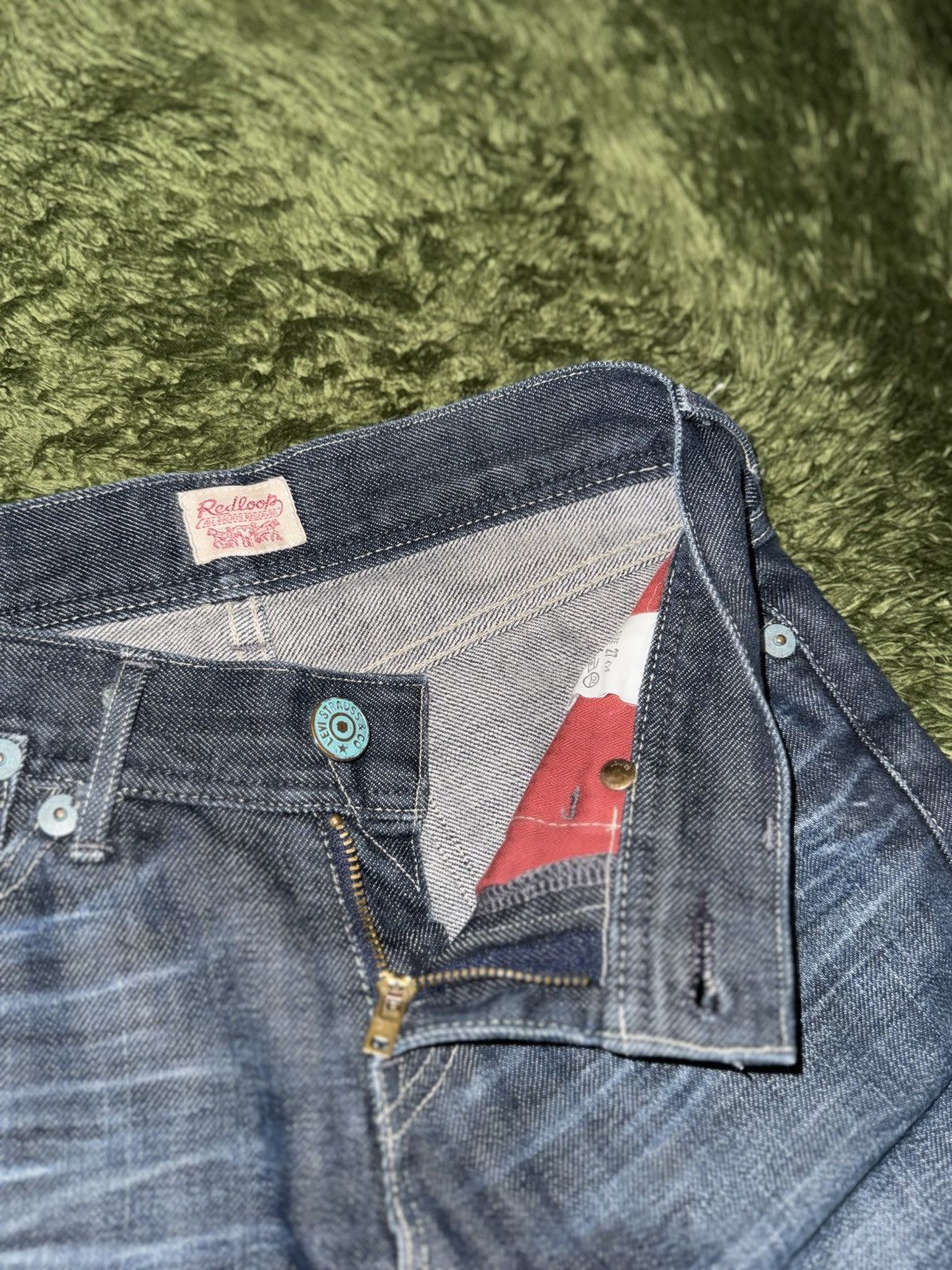 Levi's [27] 00s Levi’s Red Loop Japan Release Vintage Denim Pants Size US 27 - 3 Thumbnail