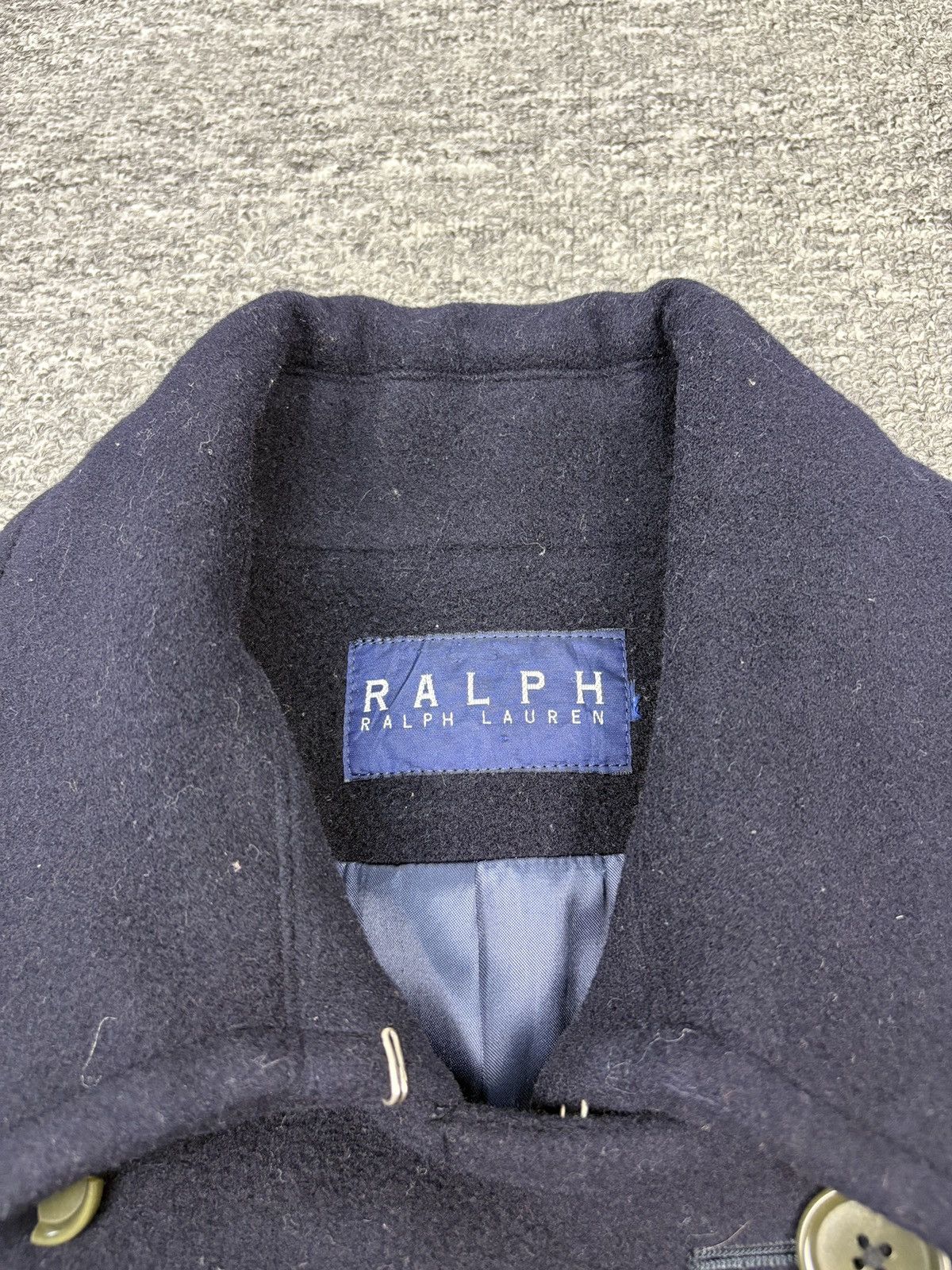 Ralph Lauren Vintage Ralph Lauren Peacoat Wool Blend Jacket Navy Blue Size US L / EU 52-54 / 3 - 4 Thumbnail