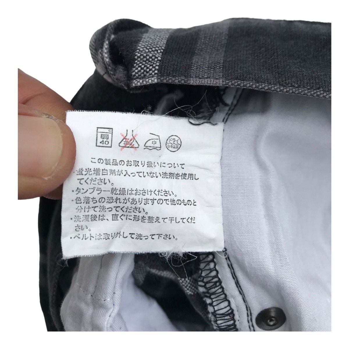 Other 31040=Skkone Checked Multipocket Utility Cargo Pants Size US 30 / EU 46 - 16 Thumbnail