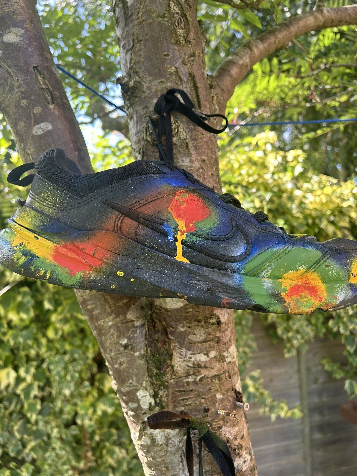 Nike nike air monarch trainers custom Size US 11 / EU 44 - 4 Thumbnail