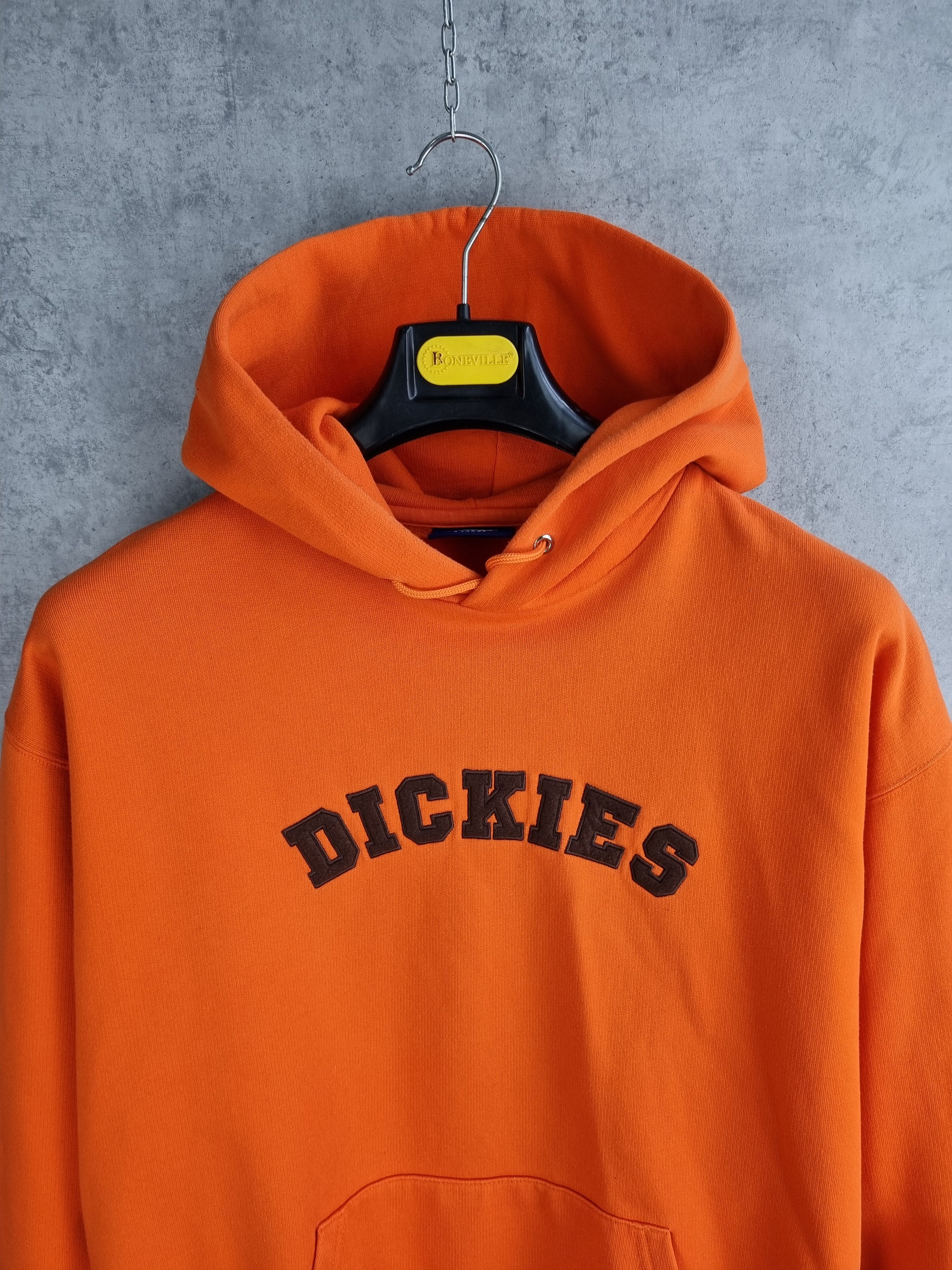 Dickies Dickies Spellout Big Logo Orange Hoodie Size US XL / EU 56 / 4 - 1 Thumbnail