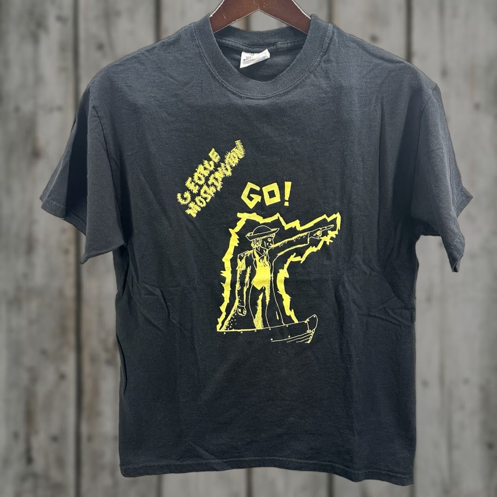Hanes VINTAGE George Moshington Shirt Mens M Black 90s Punk Band Tee Makings Phx Unruh Size US M / EU 48-50 / 2 - 1 Thumbnail