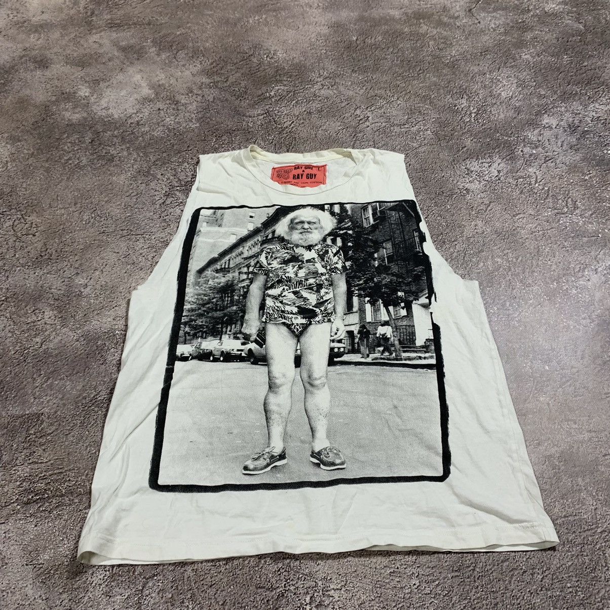Vintage Vintage Y2K Graphic Tank Top Funny Print Streetwear Baggy L Size US L / EU 52-54 / 3 - 2 Thumbnail