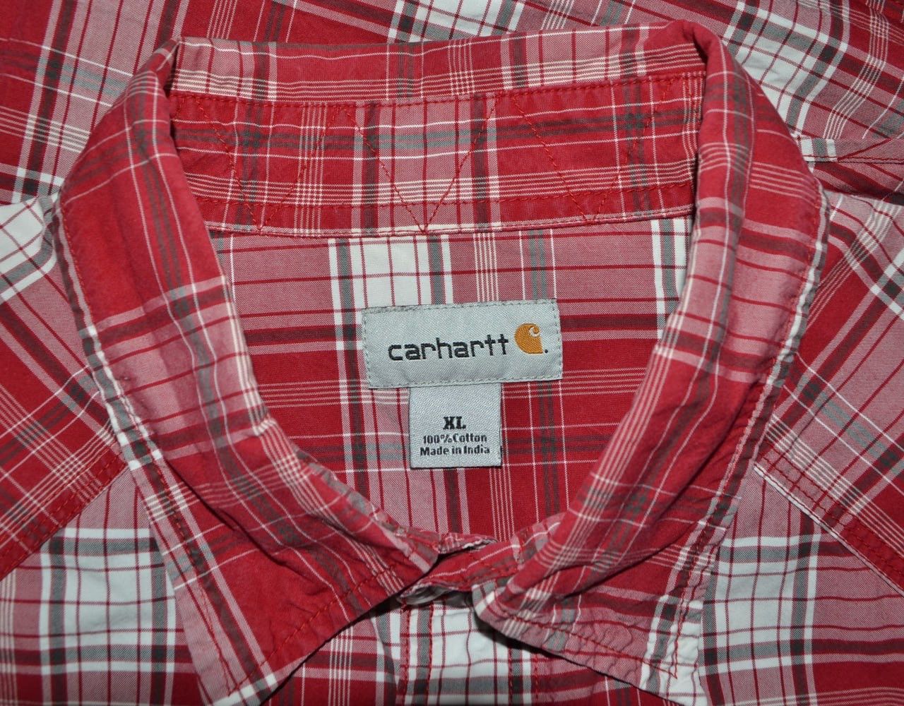 Carhartt Carhartt Shirt Western Red Made In India Size XXL Size US XL / EU 56 / 4 - 8 Thumbnail