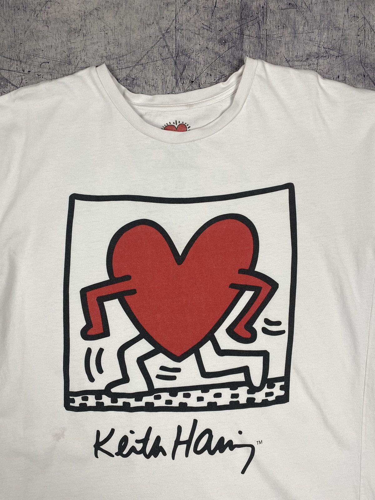 Vintage Vintage Vintage 90s Keith Haring Art Tee Size US XS / EU 42 / 0 - 6 Thumbnail