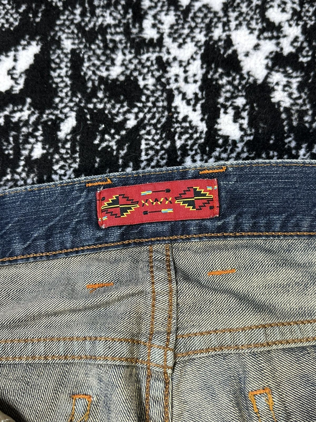 Undercover × Uniqlo 2000s Edwin XV Bobcut Navajo Denim Size US 32 / EU 48 - 8 Thumbnail
