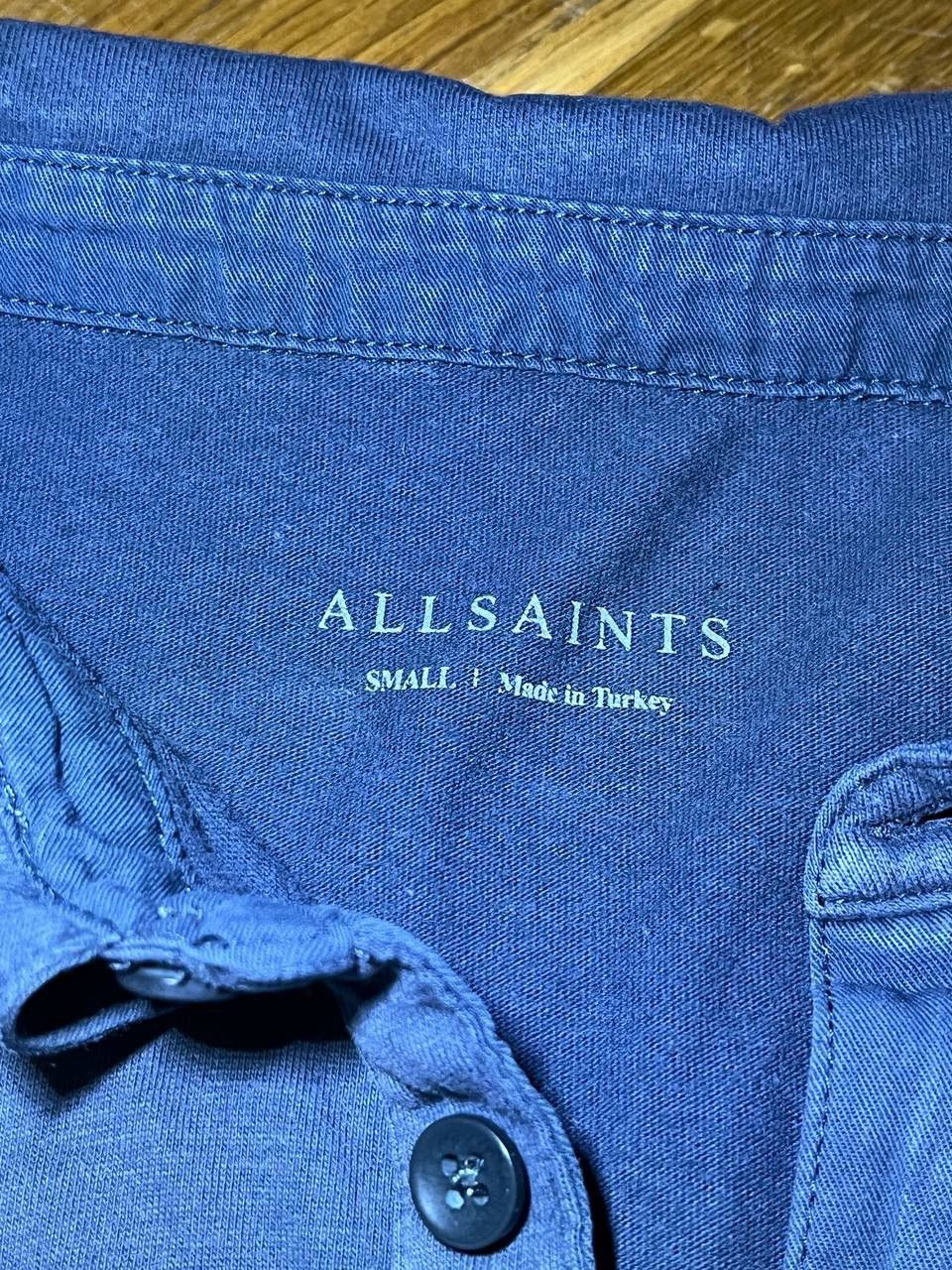 Allsaints Allsaints grey polo basic logo tee Size US S / EU 44-46 / 1 - 3 Thumbnail