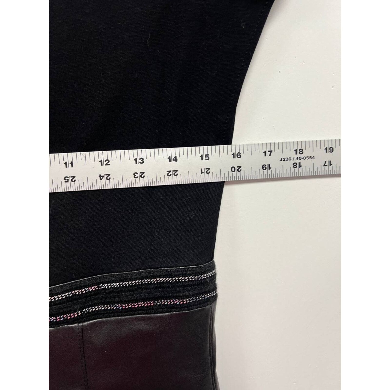 & Other Stories Barbara Schwarzer Lather Zip Midi Black Size 6 A000396 Size M / US 6-8 / IT 42-44 - 12 Thumbnail