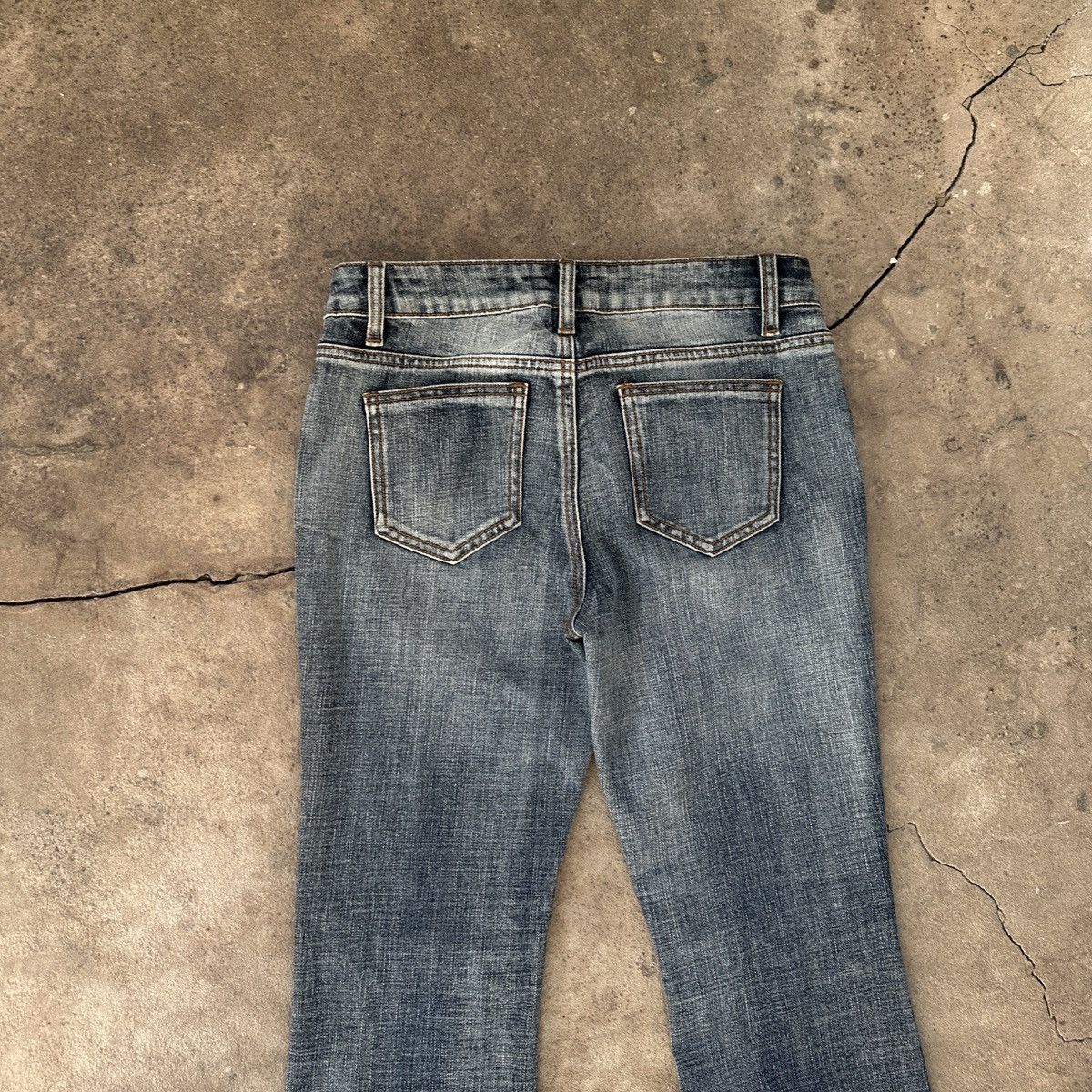 Beauty Beast × Vintage Vintage Glamour Extra Flared Denim Size 26" / US 2 / IT 38 - 7 Thumbnail