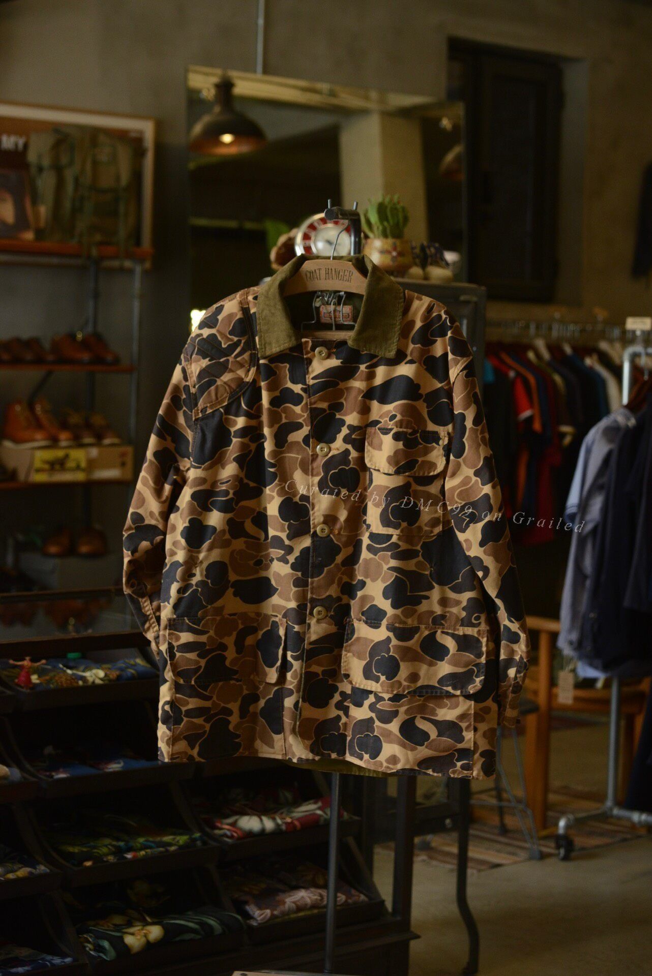 SafTbak 1970s USA Duck Camo Jacket Corduroy Collar Size US M / EU 48-50 / 2 - 1 Thumbnail