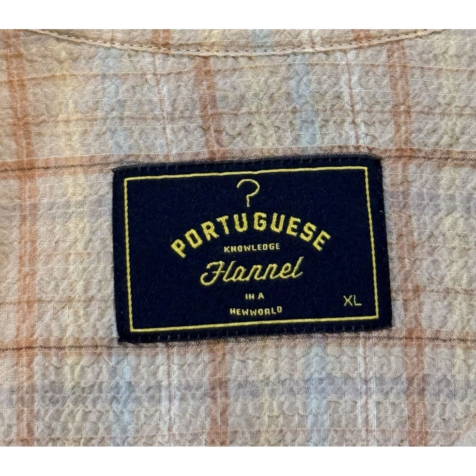 Portuguese Flannel Portuguese Flannel Shirt XL Multicolor Plaid Short Sleeve Button-Up Hem Collared Vacation Beach Classic Hipster 80s 90s 70s Dad Men Mens Size US XL / EU 56 / 4 - 5 Thumbnail