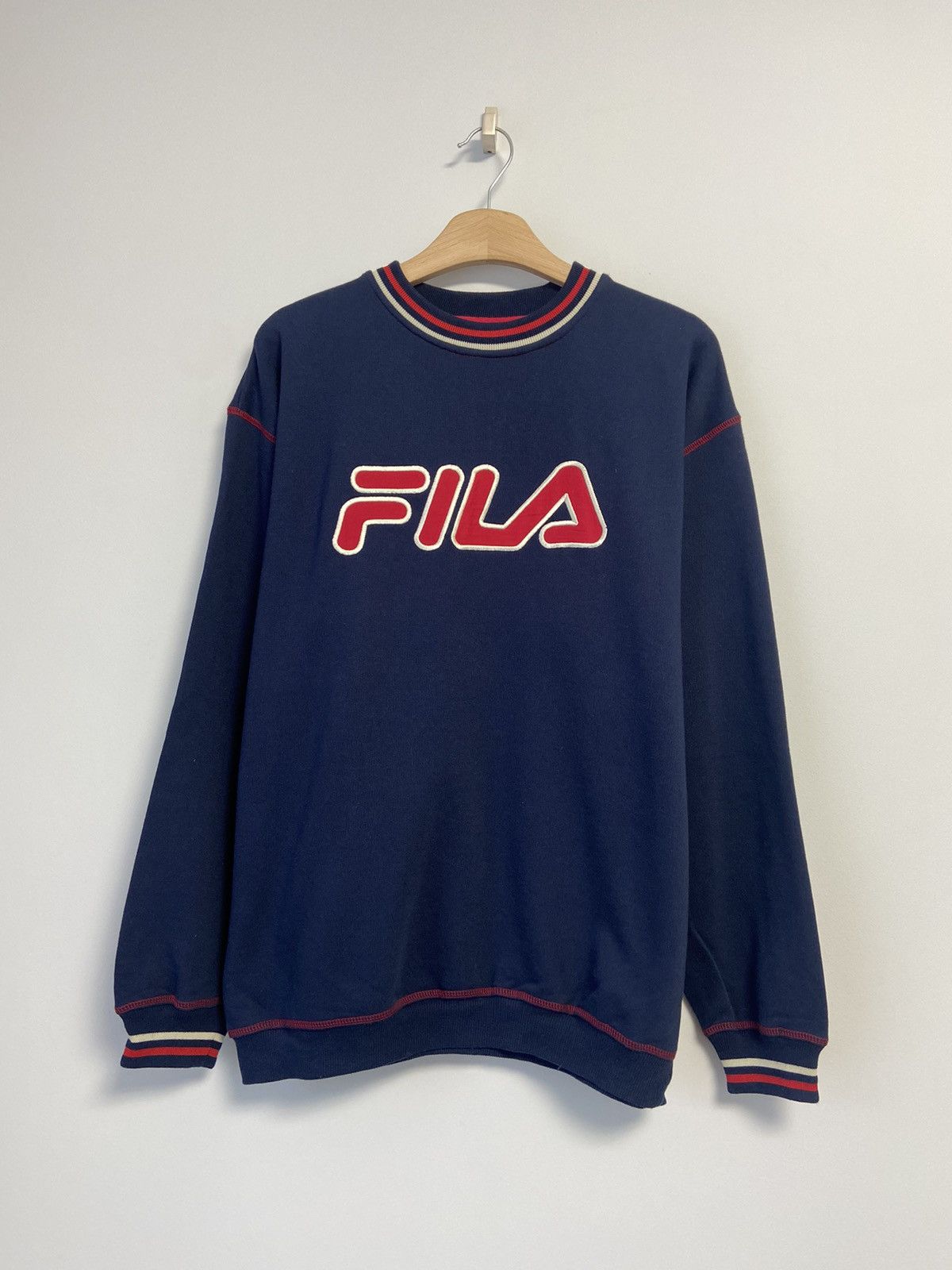 Fila Fila Vintage Sweatshirt 90’s Logo y2k style Size US L / EU 52-54 / 3 - 1 Thumbnail