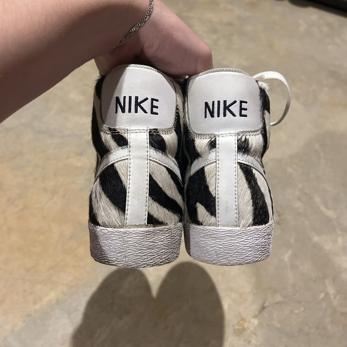 Nike Nike SB Blazer Mid Premium Zebra Pony Hair 2007 US 10.5 Size US 10.5 / EU 43-44 - 6 Thumbnail