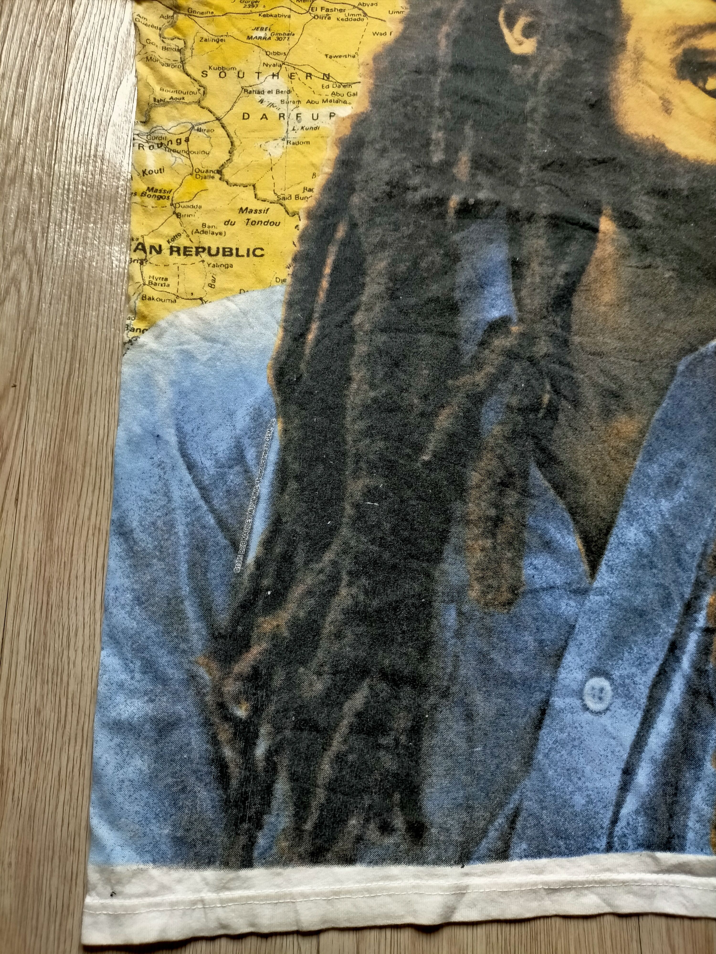 Bob Marley Vintage 1995 Bob Marley OverPrint Usa tee Size US XL / EU 56 / 4 - 10 Thumbnail